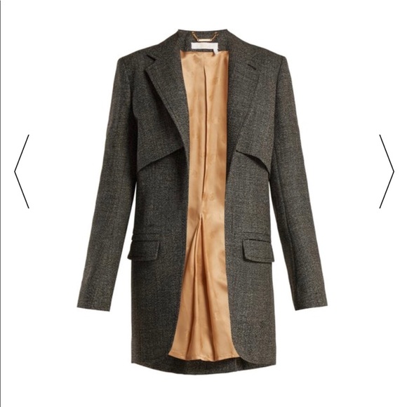 Chloe Long Wool Blazer - Picture 3 of 7